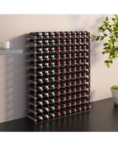 Casier à bouteilles pour 120 bouteilles Marron Bois pin solide | Mobilier & Déco