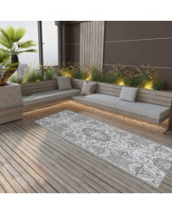 Tapis d'extérieur ARAKIL Gris clair 80x250 cm PP | Mobilier & Déco