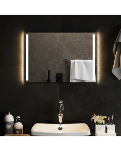 Miroir de salle de bain à LED 60x40 cm | Mobilier & Déco