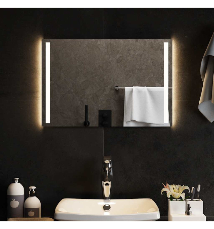 Miroir de salle de bain à LED 60x40 cm | Mobilier & Déco