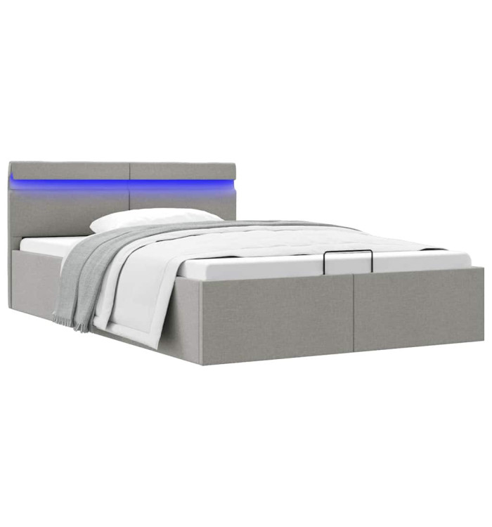 Cadre de lit à rangement hydraulique sans matelas 120x200 cm | Mobilier & Déco