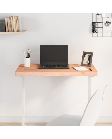 Dessus de bureau 80x40x4 cm bois massif de hêtre | Mobilier & Déco