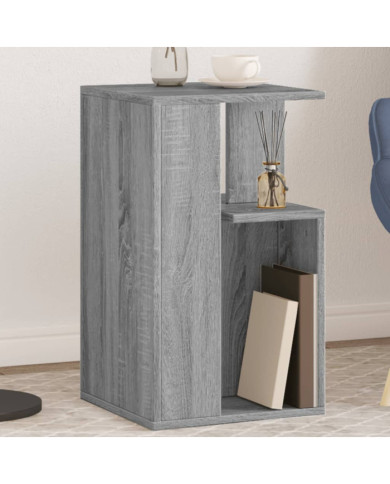 Table d'appoint sonoma gris 35x35x60 cm bois d'ingénierie | Mobilier & Déco
