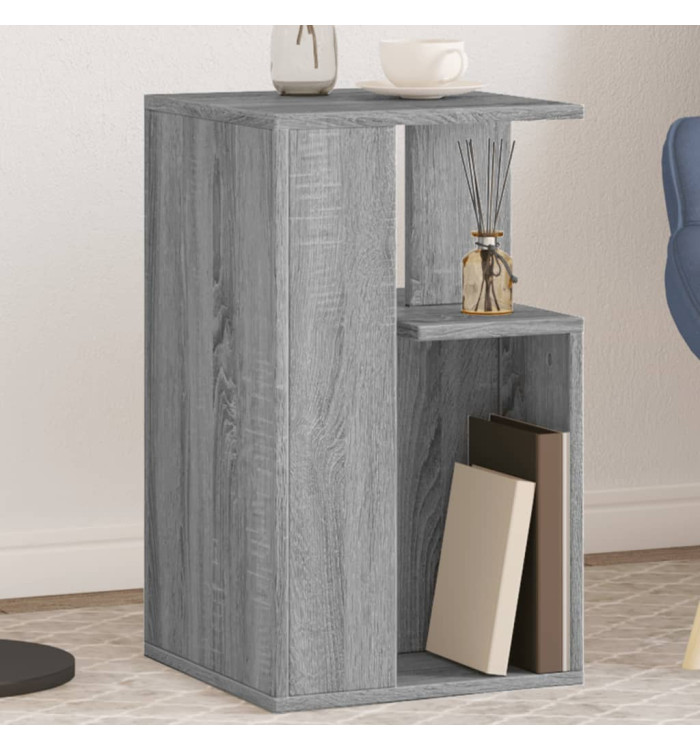 Table d'appoint sonoma gris 35x35x60 cm bois d'ingénierie | Mobilier & Déco