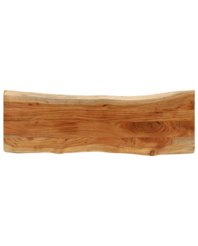 Dessus de table 110x40x3,8 cm rectangulaire bois massif acacia | Mobilier & Déco