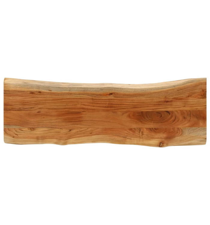 Dessus de table 110x40x3,8 cm rectangulaire bois massif acacia | Mobilier & Déco