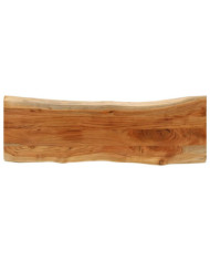 Dessus de table 110x40x3,8 cm rectangulaire bois massif acacia | Mobilier & Déco
