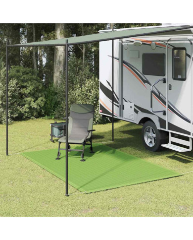 Tapis de tente vert clair 250x300 cm PEHD | Mobilier & Déco