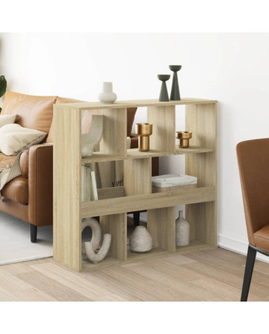 Cloison de séparation chêne sonoma bois d'ingénierie | Mobilier & Déco