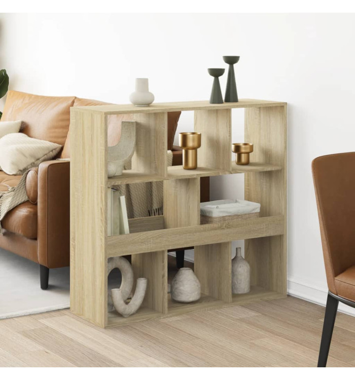 Cloison de séparation chêne sonoma bois d'ingénierie | Mobilier & Déco