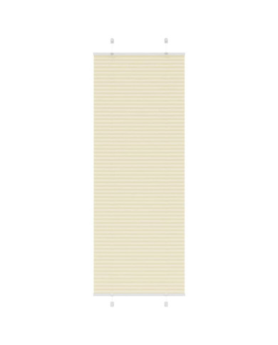 Store plissé crème 70x200 cm largeur du tissu 69,4 cm polyester | Mobilier & Déco