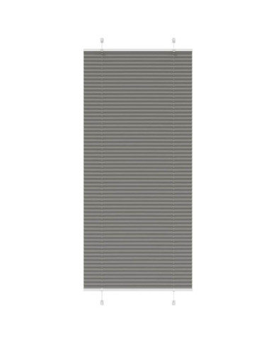 Store plissé anthracite 85x200 cm largeur du tissu 84,4 cm | Mobilier & Déco