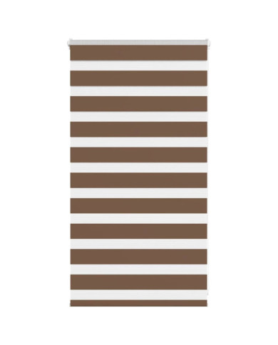 Store zèbre marron 75x100 cm largeur du tissu 70,9 cm polyester | Mobilier & Déco