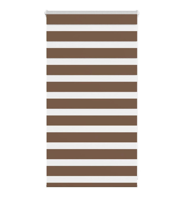 Store zèbre marron 75x100 cm largeur du tissu 70,9 cm polyester | Mobilier & Déco