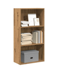 Bibliothèque chêne artisanal 60x30x114 cm bois d'ingénierie | Mobilier & Déco