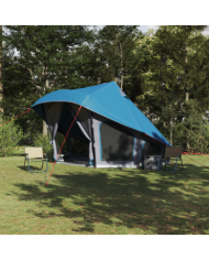 Tente Familiale Tipi Bleue 10 Personnes Imperméable | Mobilier & Déco