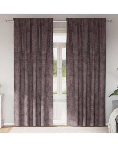 Rideaux 2 pcs avec œillets marron 225x140 cm | Mobilier & Déco