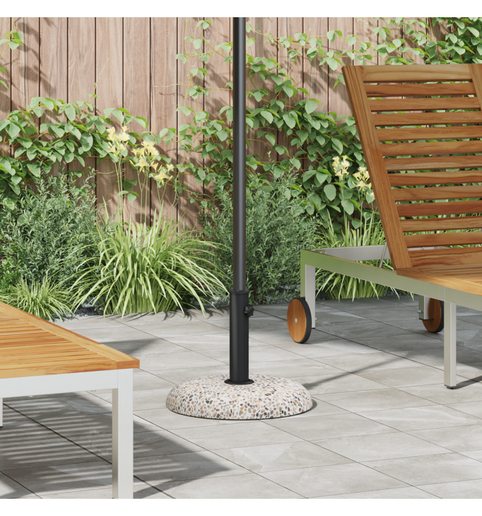 Base pour poteaux de 37/42/52/58mm Béton multicolore 20 kg | Mobilier & Déco