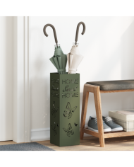 Porte-parapluies Olive Métal Standard Motif Rectangulaire | Mobilier & Déco
