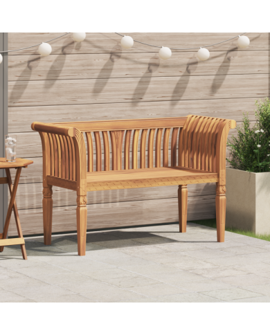 Banc 127.5x52x80 cm en bois massif de teck | Mobilier & Déco
