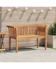 Banc 127.5x52x80 cm en bois massif de teck | Mobilier & Déco