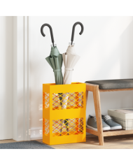 Porte-parapluie Jaune moutarde Acier Compact Porte-parapluie | Mobilier & Déco