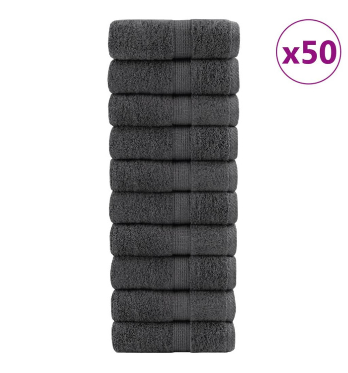 Gants de toilette de qualité supérieure SOLUND 50 pcs 600 g/m² | Mobilier & Déco