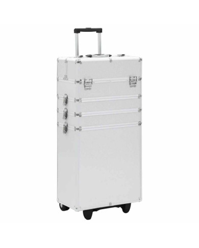Chariot de maquillage Aluminium Argenté | Mobilier & Déco