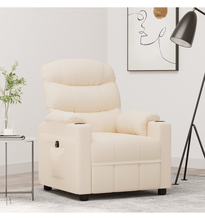 Fauteuil Crème Tissu | Mobilier & Déco