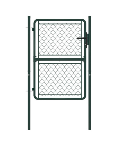 Portillon Acier 100 x 125 cm Vert | Mobilier & Déco