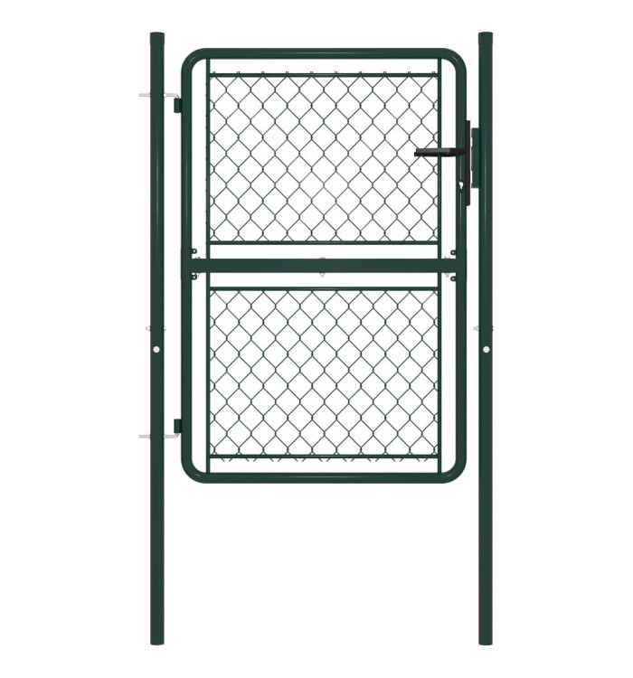 Portillon Acier 100 x 125 cm Vert | Mobilier & Déco