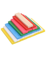 Ensemble de blocs de construction en bois 150 pcs Pin peint | Mobilier & Déco