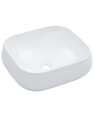 Lavabo 44,5 x 39,5 x 14,5 cm Céramique Blanc | Mobilier & Déco