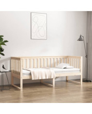 Lit de jour sans matelas 80x200 cm bois de pin massif | Mobilier & Déco
