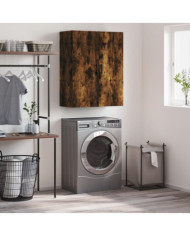 Armoire murale chêne fumé 69,5x34x90 cm | Mobilier & Déco
