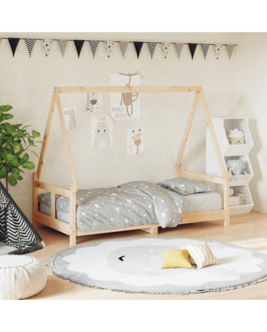 Cadre de lit pour enfant 80x160 cm bois de pin massif | Mobilier & Déco