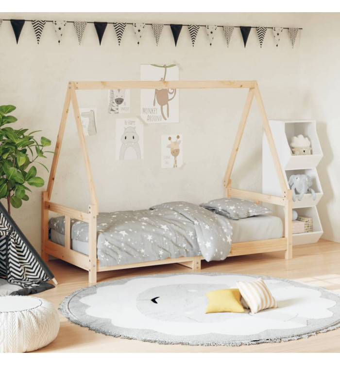 Cadre de lit pour enfant 80x160 cm bois de pin massif | Mobilier & Déco