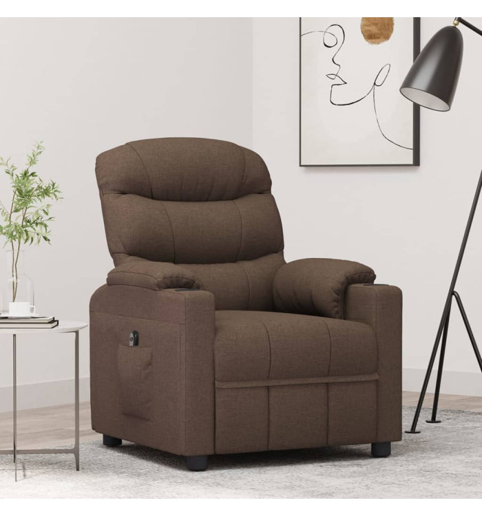 Fauteuil Marron Tissu | Mobilier & Déco