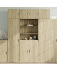 Armoire de rangement chêne sonoma 80x42,5x225 cm | Mobilier & Déco