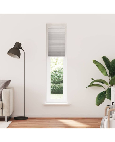 Store plissé gris clair 50x200 cm largeur du tissu 49,4 cm | Mobilier & Déco