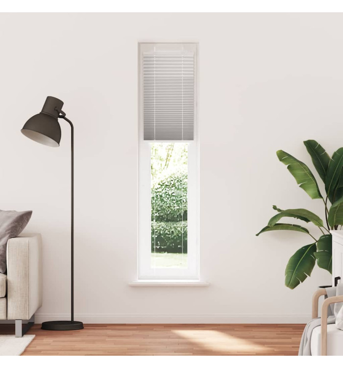 Store plissé gris clair 50x200 cm largeur du tissu 49,4 cm | Mobilier & Déco