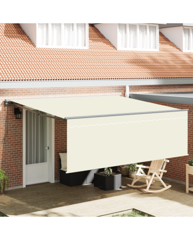Store rétractable automatique crème 350x250 cm | Mobilier & Déco