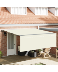 Store rétractable automatique crème 350x250 cm | Mobilier & Déco