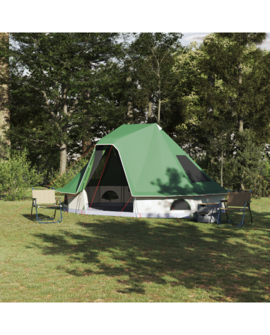 Tente familiale tipi verte pour 6 personnes imperméable | Mobilier & Déco
