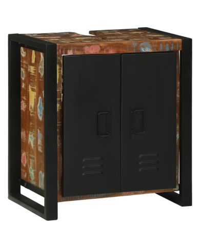 cabinet sous évier 55x35x60 cm Bois massif récupéré | Mobilier & Déco