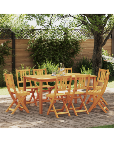 Chaises de jardin pliantes 8 pcs 36x46x86 cm Bois d'acacia massif | Mobilier & Déco