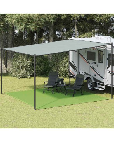 Tapis de tente vert clair 400x400 cm PEHD | Mobilier & Déco