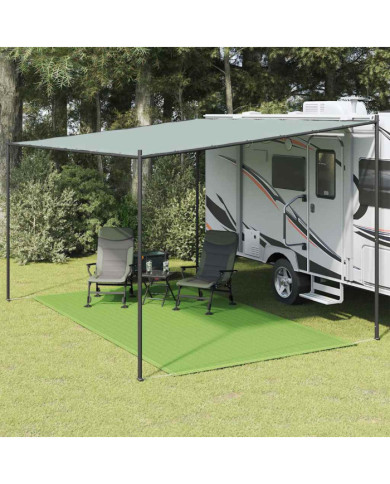 Tapis de tente vert clair 250x350 cm PEHD | Mobilier & Déco