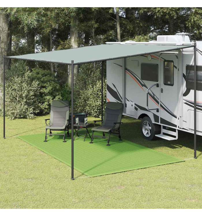 Tapis de tente vert clair 250x350 cm PEHD | Mobilier & Déco