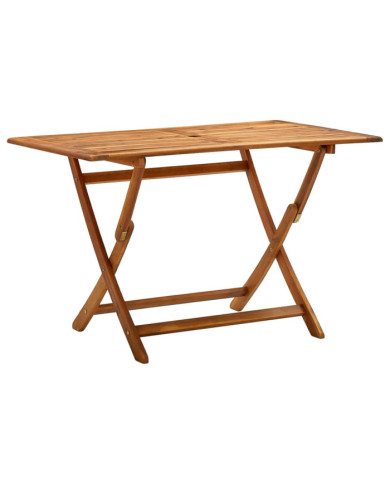 Table de jardin pliable 120x70x75 cm Bois d'acacia massif | Mobilier & Déco
